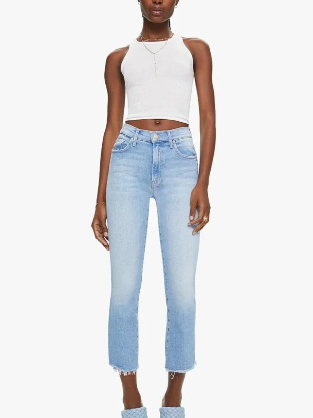 The Insider Crop Step Fray